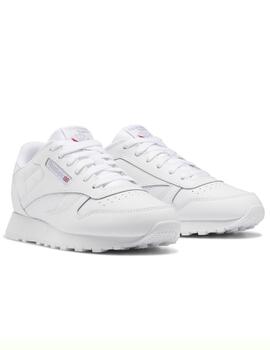 Zapatillas reebok classic leather junior blanco