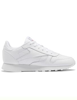 Zapatillas reebok classic leather junior blanco