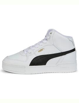 Zapatillas puma ca pro mid blanco negro de hombre.