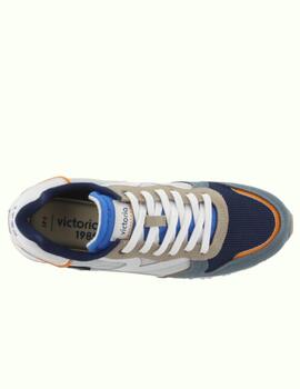 Zapatillas victoria leggera marino multicolor de hombre.