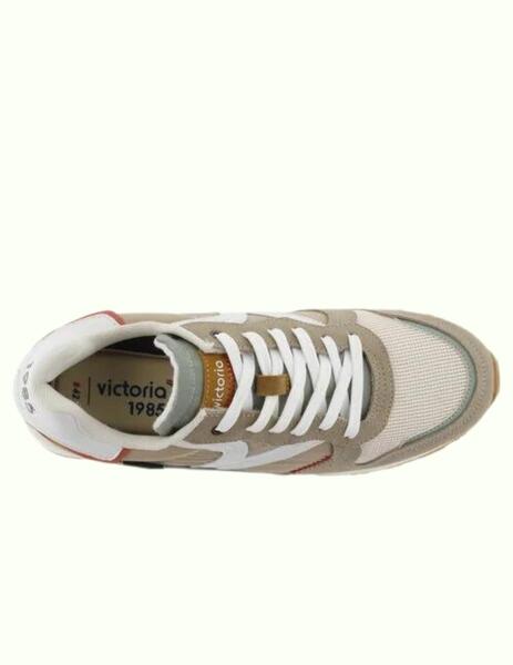 Zapatillas victoria beige de hombre.