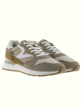 Zapatillas victoria leggera beige marron de hombre.