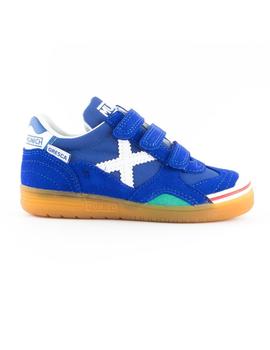 Zapatilla de niño Munich GRESCA Azul