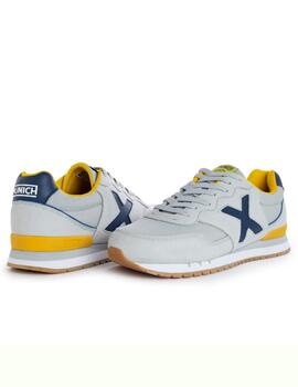 Zapatillas munich dash 183 gris de hombre.