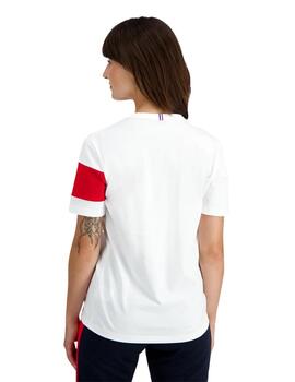 camiseta le coq sportif tricolor nº1 blanco unisex
