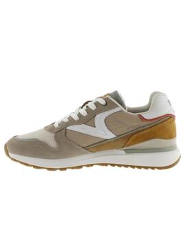 Zapatillas victoria leggera beige marron de hombre.