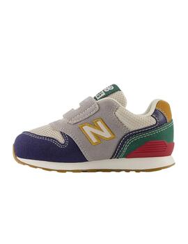 Zapatillas new balance iz996jo3 gris azul de bebé.