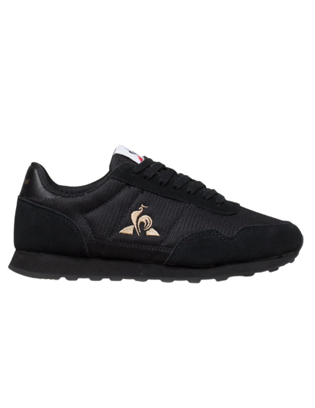 Zapatillas le coq sportif astra metallic negro de hombre.