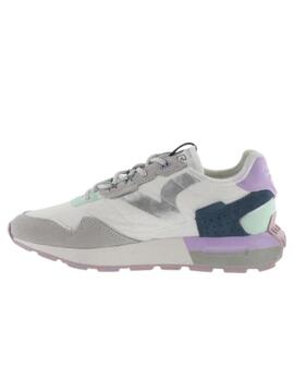 Zapatillas victoria wing patch nylon blanco de mujer.