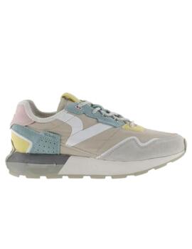 Zapatillas victoria wing patch nylon beige de mujer.