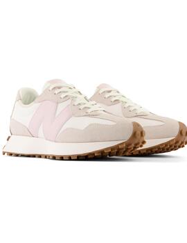 Zapatillas new balance ws327al beige rosa de mujer.