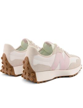 Zapatillas new balance ws327al beige rosa de mujer.