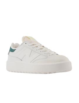 Zapatillas new balance ct302lf blanco verde de mujer.