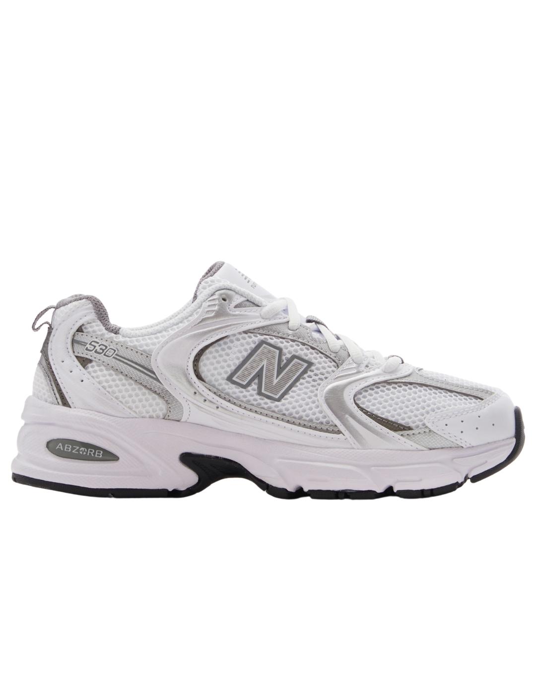 Zapatillas new balance mr530ad blanco plata de mujer.