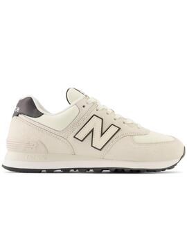 Zapatillas new balance wl574pc beige de mujer.