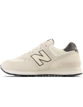 Zapatillas new balance wl574pc beige de mujer.