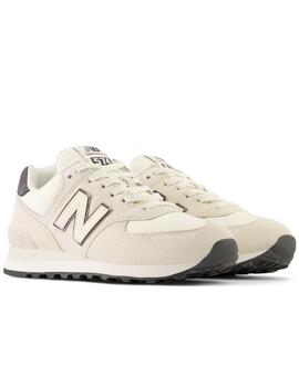 Zapatillas new balance wl574pc beige de mujer.