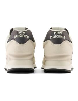 Zapatillas new balance wl574pc beige de mujer.