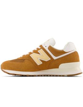 Zapatilas new balance u574ob2 marrón de hombre.