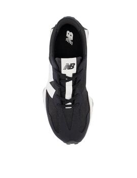 Zapatillas new balance gs327cbw negro blanco de niño.