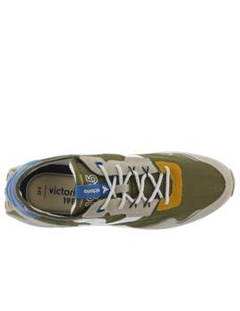 Zapatillas victoria basket wing sport verde kaki de hombre.