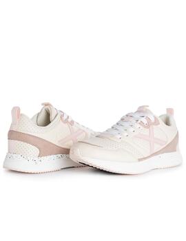 Zapatillas munich clash 14 beige de mujer.