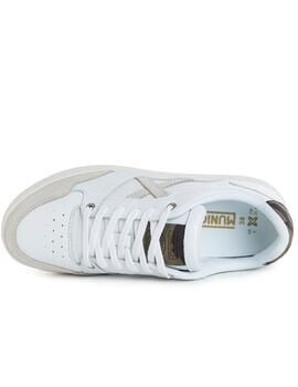 Zapatillas munich legit 45 blanco beige de mujer.