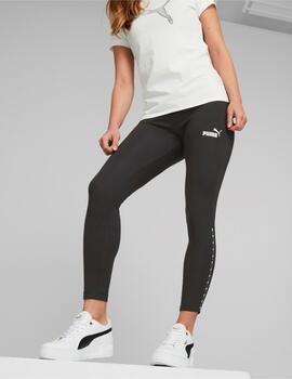 mallas puma power tape negro de mujer.