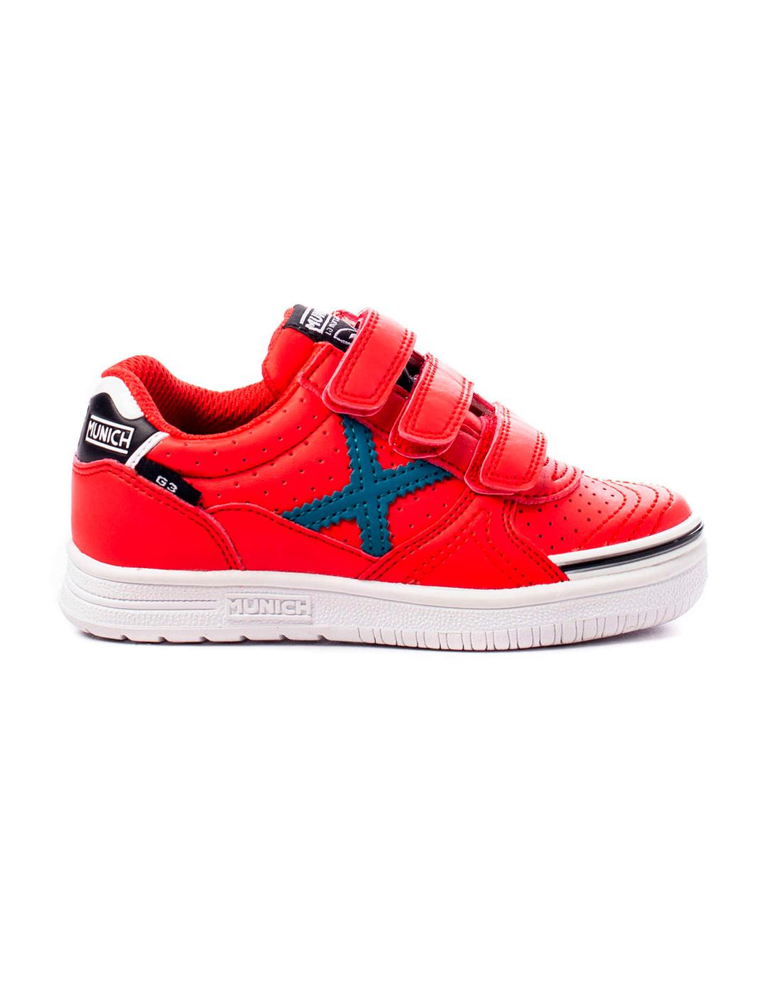 Zapatillas de Niño Munich G3 KID ROJO