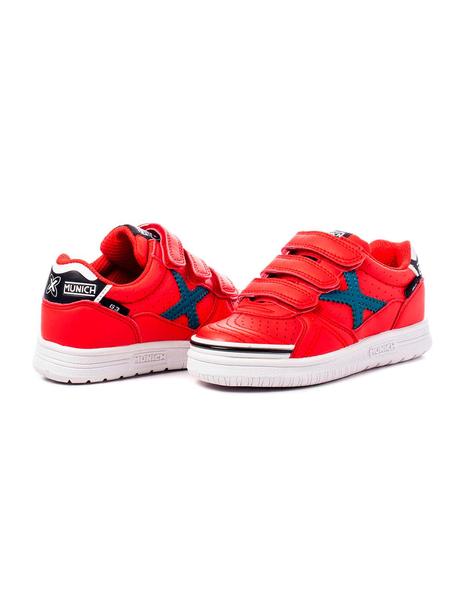 Zapatillas Munich G 3 Kid Profit 207 para niño roja