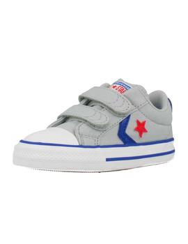 Zapatillas de Bebé Converse STAR PLAYER 2V OX GRIS