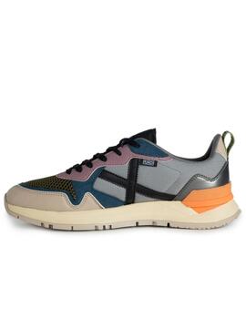 Zapatillas munich avenue 01  gris multicolor de hombre.