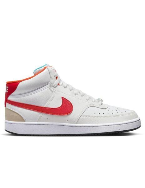 Nike blancas deals simbolo rojo