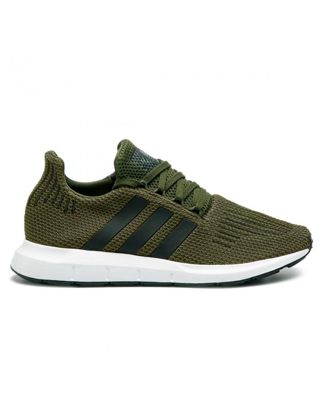 adidas swift run hombre verde