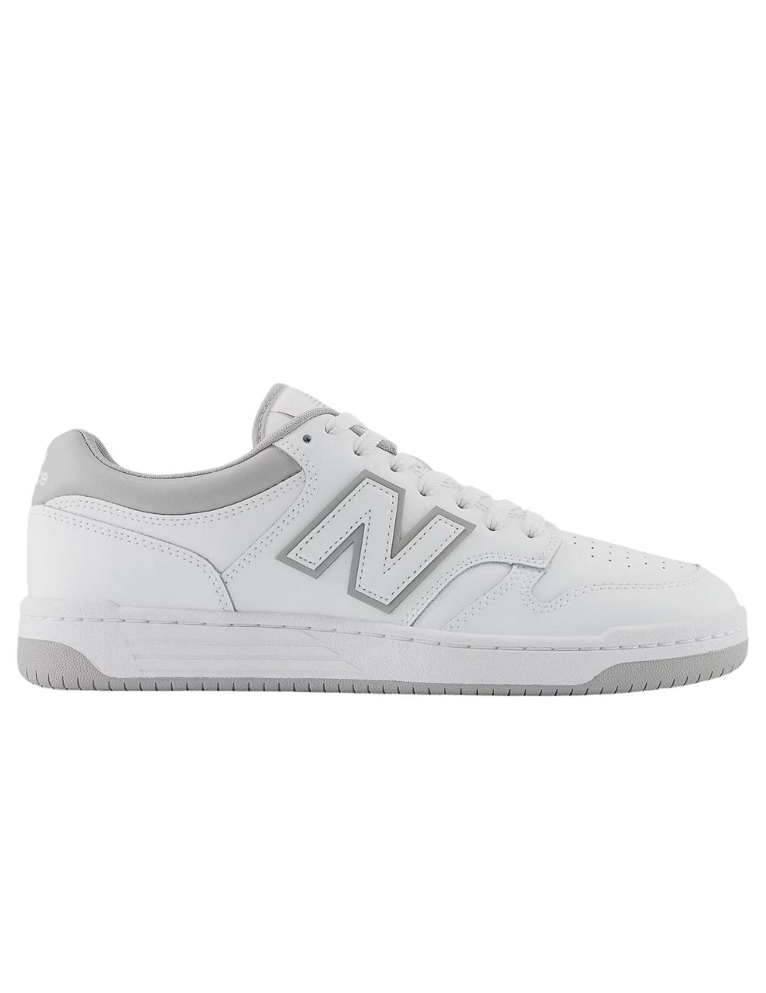 Zapatillas new balance bb480lgm blanco gris unisex.