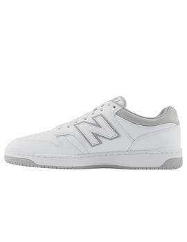 Zapatillas new balance bb480lgm blanco gris unisex.