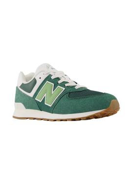 Zapatillas new balance gc574co1 verde de niño.