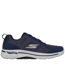 Zapatillas skechers go walk archfit idyllic marino de hombre