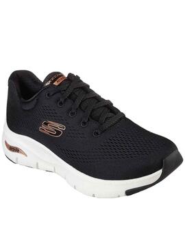 Zapatillas skechers archfit big appeal negro de mujer.