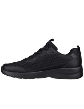 Zapatillas skechers dynamight 2.0 social orbit negro mujer.