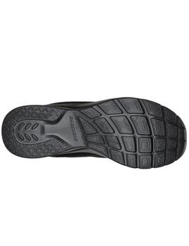 Zapatillas skechers dynamight 2.0 social orbit negro mujer.