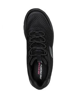 Zapatillas skechers dynamight 2.0 social orbit negro mujer.