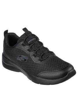 Zapatillas skechers dynamight 2.0 social orbit negro mujer.