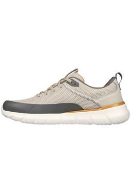 Zapatillas skechers del retto arling gris de hombre.