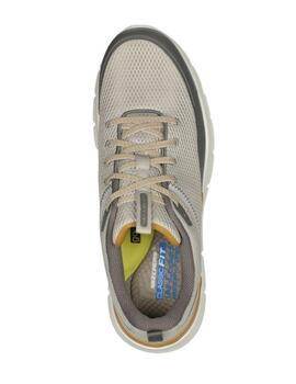 Zapatillas skechers del retto arling gris de hombre.