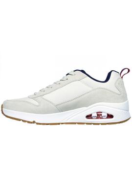 Zapatillas skechers uno stacre gris de hombre.