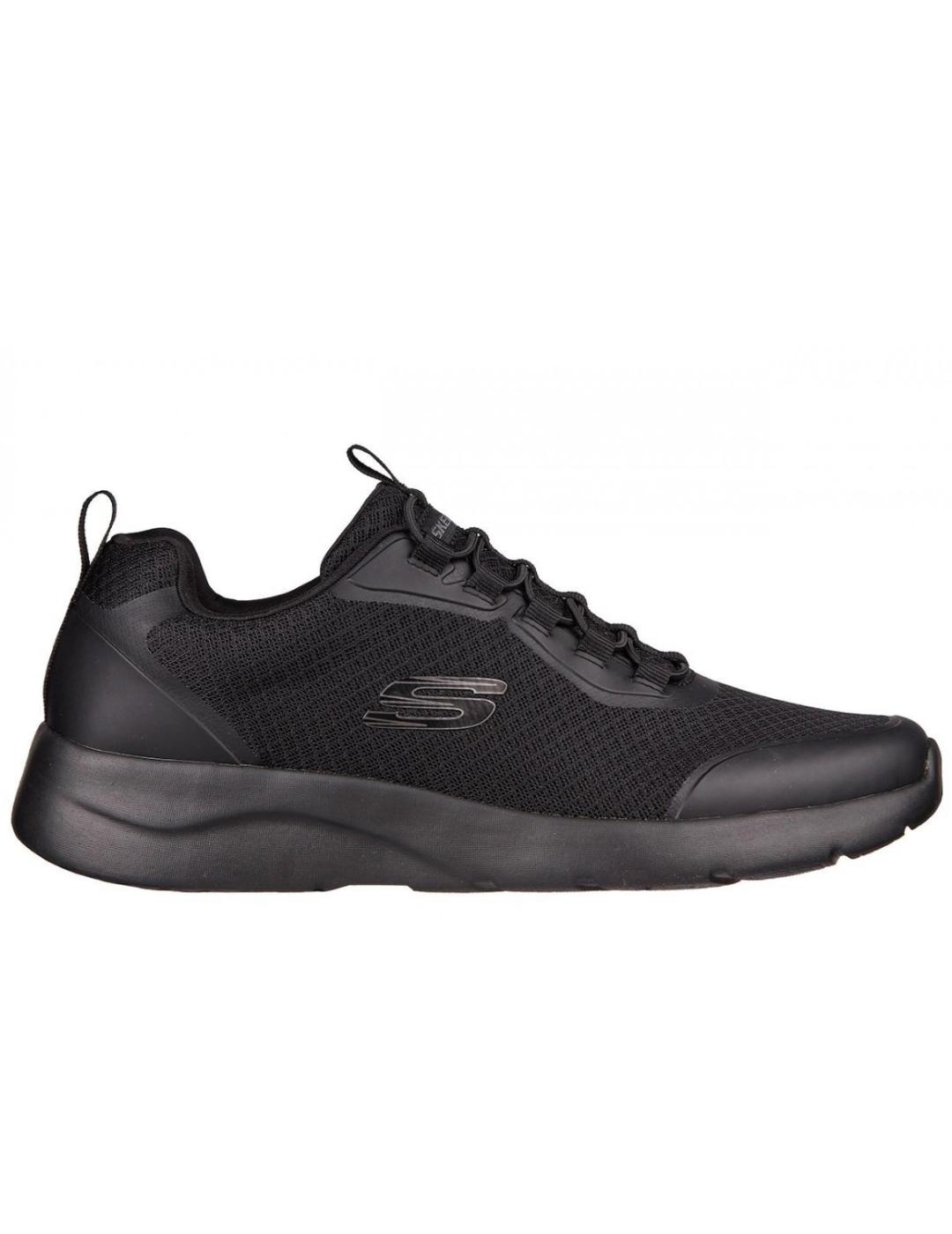 Zapatillas skechers dynamight 2.0 setner negro de hombre.