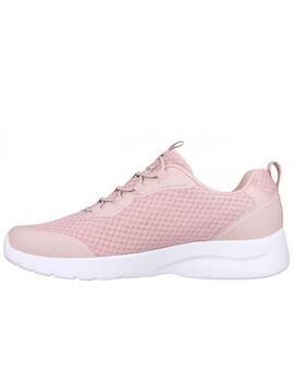 Zapatillas skechers dynamight 2.0 social orbit rosa de mujer