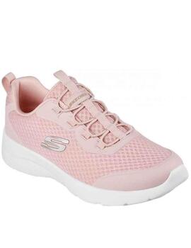 Zapatillas skechers dynamight 2.0 social orbit rosa de mujer