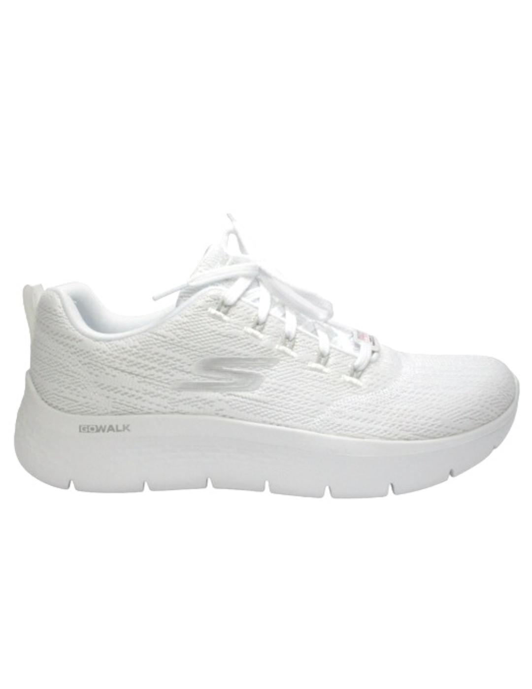 Zapatillas skechers go walk flex striking look blanco mujer.